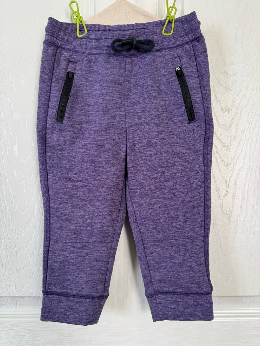Primary Purple Kids Sweatpants with Zip Pockets